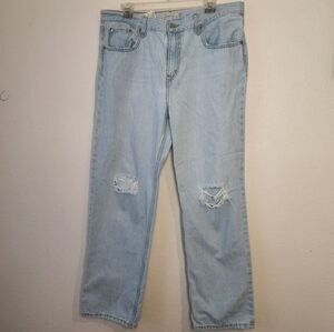 Levi's Low Pro Straight light wash jeans 32